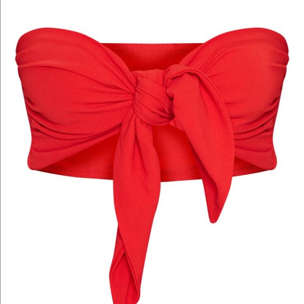 Pretty Little Thing Bandeau Crop Top - NWT